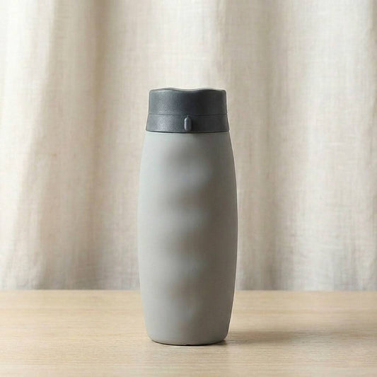 Portable Foldable Silicone Sports Water Bottle (600ml)