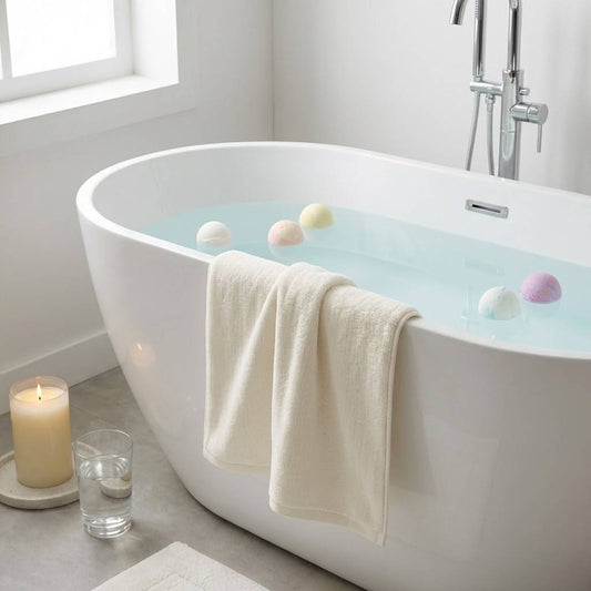 Premium Candy Striped Coral Velvet Towel